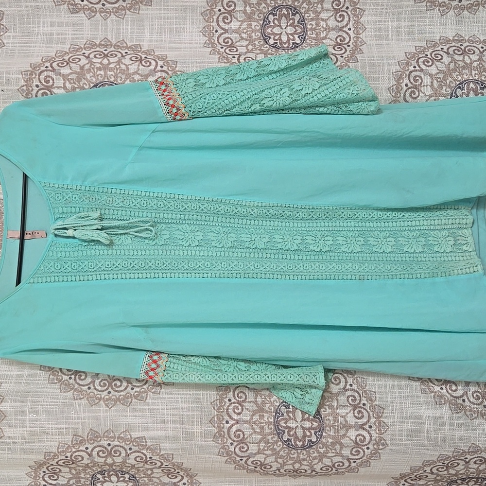 Teal Entro Dress